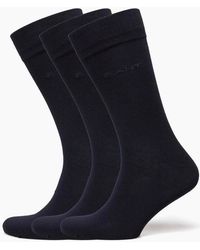 GANT - 3-Pack Soft Cotton Socks - Lyst