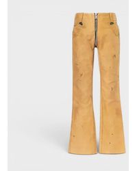 GALLERY DEPT. - Broadway Paint Splatter Slim Fit Jeans Tan - Lyst