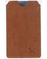 Crew - Oakham Leather Phone Sleeve For Iphone 4/Iphone 5 - Lyst