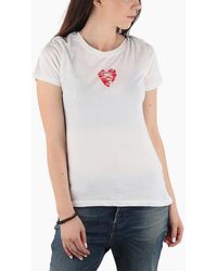 DIESEL - T Sily C T Shirt Crew Neck Short Sleeve Top Casual Summer Tee New - Lyst