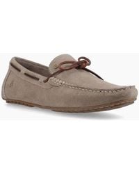 Hush Puppies - Reuben Boat Shoe Suede Taupe Boat Shoes - Lyst