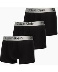 Calvin Klein - 3-Pack Icon Microfibre Stretch Boxer Trunks - Lyst
