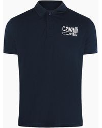 Roberto Cavalli - Cavalli Class Bold Logo Polo Shirt - Lyst