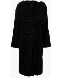 Versace - Allover Bathrobe Cotton - Lyst