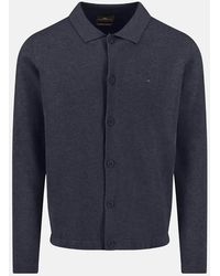 Fynch-Hatton - Kent Collar Buttoned Cardigan - Lyst