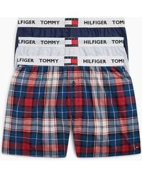 Tommy Hilfiger - Woven Boxer Boxer Shorts Multicoloured - Lyst