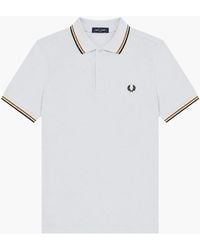 Fred Perry - Twin Tipped Polo Shirt Dusky/Dark Caramel/Night - Lyst