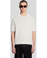 Lyle & Scott - Open Collar Fine Knitted Polo Shirt - Lyst