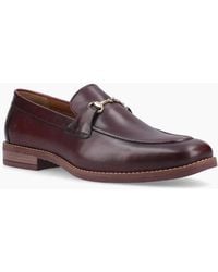 Hush Puppies - Moses Leather Bordeaux Loafers - Lyst