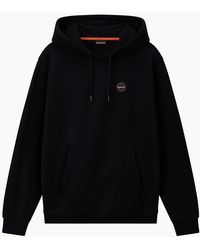 Napapijri - B-Badge Loopback Hooded Sweat - Lyst