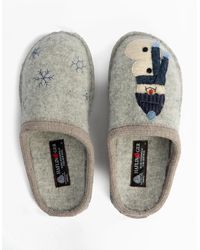 Haflinger - Olaf Snowman Mule Slippers Light - Lyst