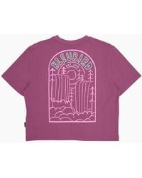 Bleubird - Cascade Cropped Short Sleeve T-Shirt - Lyst