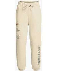 Under Armour - Project Rock Lettering Graphic Joggers - Lyst