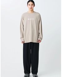 Snow Peak - Snow Peak Soft Cotton Logo Long Sleeve T-Shirt - Lyst