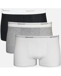 GANT - 3-Pack Core Logo Boxer Trunks - Lyst