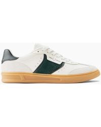 Fred Perry - B4 Textured Leather & Suede Trainers - Lyst