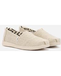 TOMS - Alpargata Plus Heritage Canvas Natural Espadrilles - Lyst