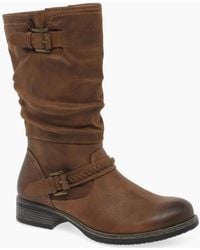 Rieker - Estella Calf Length Slouch Boots - Lyst