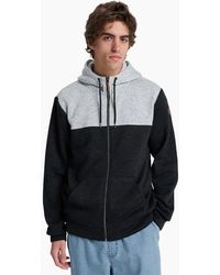 Quiksilver - Kellerblockzip Hooded Full Zip Fleece - Lyst