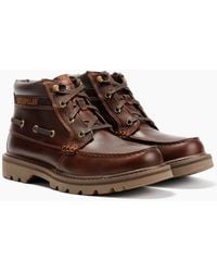 Caterpillar - Colorado Boat Mid Leather British Tan Boots - Lyst