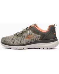 Skechers - Quick Path Memory Foam Trainers Coral - Lyst