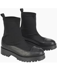 XY London - Ladies Kerry Ankle Flat Biker Boots - Lyst