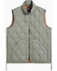 Taion - Military High Neck Soft Shell Down Vest - Lyst