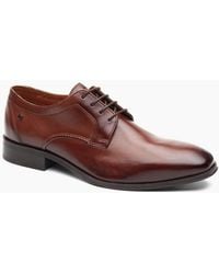 Base London - London Dome Lace Up Leather Burnt Tan Lace-Up Shoes - Lyst