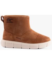 Sorel - Explorer Iii Slip-On Ankle Flat Ankle Boots - Lyst