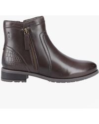 Hush Puppies - Scarlett Leather Ankle Boots - Lyst
