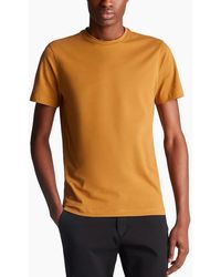 Remus Uomo - Premium Quality Crew Neck T-Shirt Mustard - Lyst
