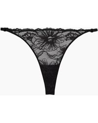Tommy Hilfiger - Floral Lace Tanga Thong - Lyst