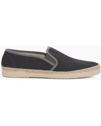 Dune - Lo Ferdo Textured Espadrille Loafers - Lyst