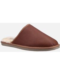 Hush Puppies - Coady Leather Slipper - Lyst