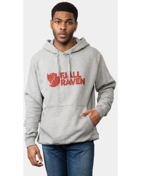 Fjallraven - Logo Hoodie - Lyst