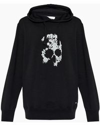 McQueen - Lace Skull Hooded Top - Lyst