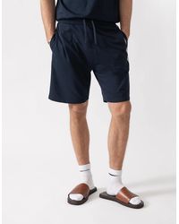BOSS - Boss Authentic Loungewear Shorts With Stripe And Logo - Lyst
