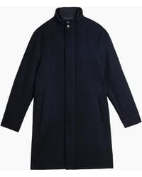 Ted Baker - Ederson Wool Blend Funnel Neck Coat - Lyst