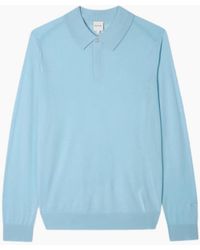 Paul Smith - Ls Polo Sweater 40B - Lyst