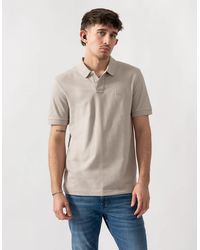 BOSS - Boss Passenger Stretch-Cotton Slim-Fit Polo Shirt With Logo Patch - Lyst