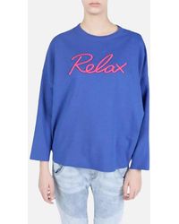 DIESEL - F Gertrude Crew Neck Sweatshirt Ribbed Casual Pullover Jumper - Lyst
