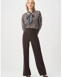 Joseph Ribkoff - Silky Knit Wide Leg Pull On Pants - Lyst