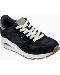 Skechers - Uno Vintage Dayz Leather Trainers - Lyst