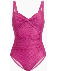 Regatta - Ladies Sakari Retro Wave Tummy Control One Piece Swimsuit - Lyst