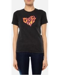 DIESEL - T-Sily-H T Shirts Crew Neck Short Sleeves - Lyst