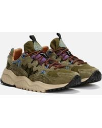 Flower Mountain - Yamabushi Suede/Nylon Army Trainers - Lyst