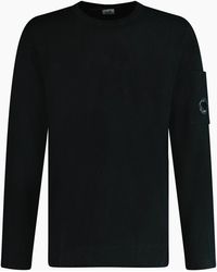 C.P. Company - Sea Island Knitted Lens Sweatshirt - Lyst