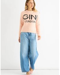 Gini London - Gini Logo Cozy Knit Jumper - Lyst