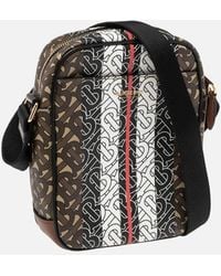 Burberry - Monogram Thornton E-Canvas Shoulder Bag - Lyst