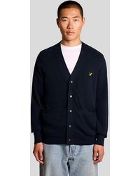 Lyle & Scott - Cotton V-Neck Cardigan - Lyst